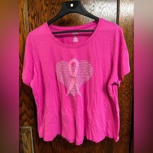 Women’s City Streets 2XL Breast Cancer Awareness T-Shirt